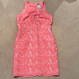 NWT Ann Taylor Pink Patterned Mini Dress size 4P
